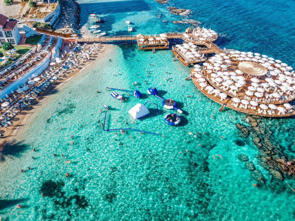 Salamis Bay Conti Resort Hotel & Casino Famagusta  Luaran gambar Aerial view of the beach